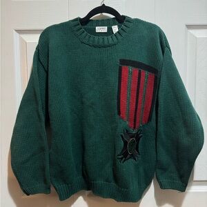 Vintage Esprit Dark Green Crewneck Sweater